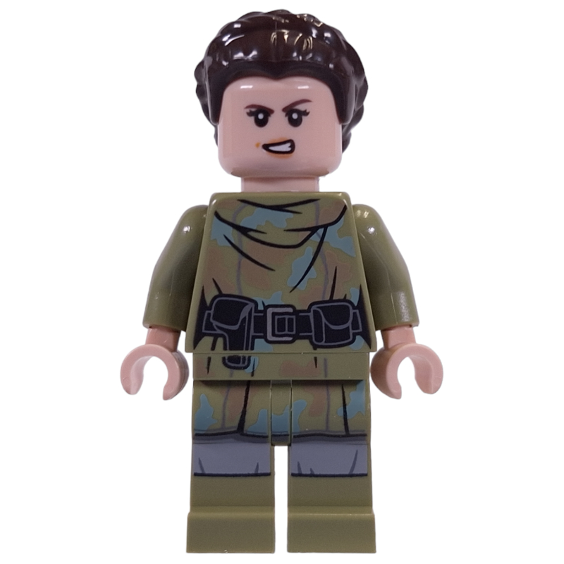 Lego Princess Leia, Endor Outfit, Hair