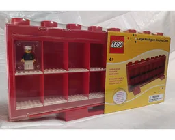Minifigure Display Case Large Red