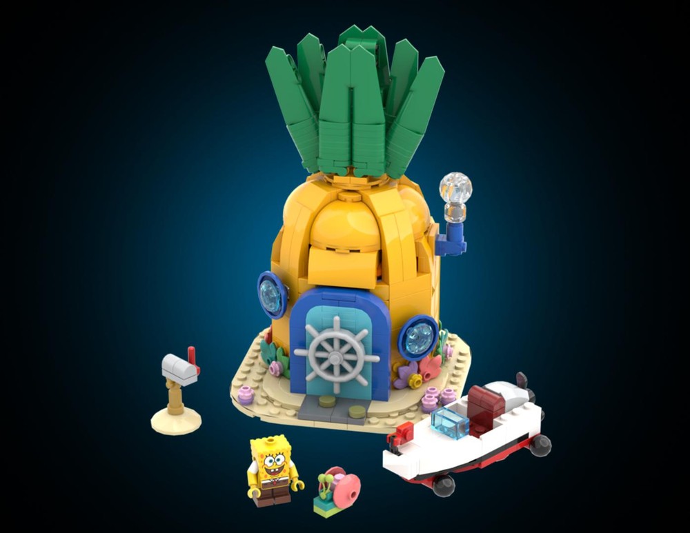 Lego Spongebob's Pineapple House - 124 Conch Street