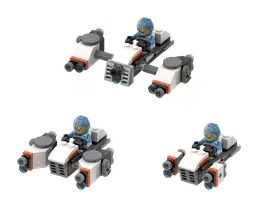 Scout Hoverbikes - (30663-1 & 60428-1 Modification)