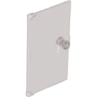 Door 1 x 4 x 6 Smooth with Chamfered Handle Plinth / Trans-Brown