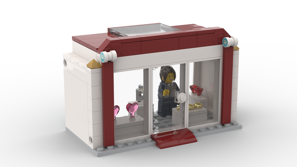 Lego Jewelry store (modular)
