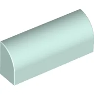 Brick Curved 1 x 4 x 1 1/3 No Studs / Light Aqua