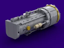 1/100 scale Hubble Space Telescope