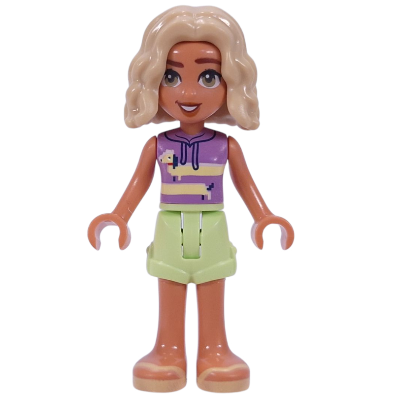 Lego Nova, Lavender Top, Yellowish Green Skirt