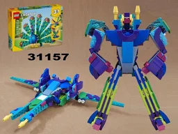 Transformer Cybertronian Jet /Brainstorm , alternate built of LEGO Creator 31157