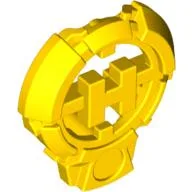 Large Figure Chest Badge with 'H' Hero Factory Logo Design / Yellow
