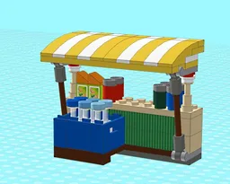 Market Stand Soft Drinks