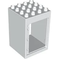 Duplo Building Door Frame / Entryway 4 x 4 x 5 / White
