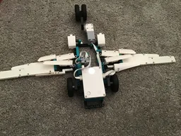 Airplane chassis with functional landing gear and flaps