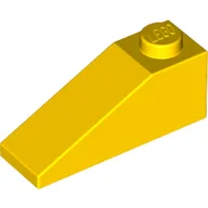 Brick Sloped 33° 3 x 1 / Yellow