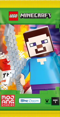 Lego Minecraft Trading Cards Series 1 - Booster Pack