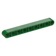 Technic Beam 1 x 9 Thick / Green