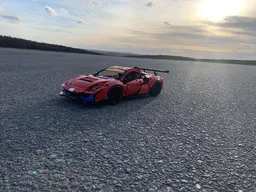 Ferrari 488 GTE with powered Up