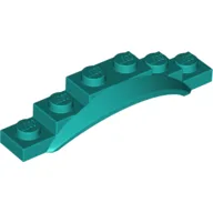 Wheel Arch, Mudguard, 1 1/2 x 6 x 1 [Arch Extended] / Dark Turquoise