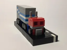Microscale Optimus Prime Road Diorama