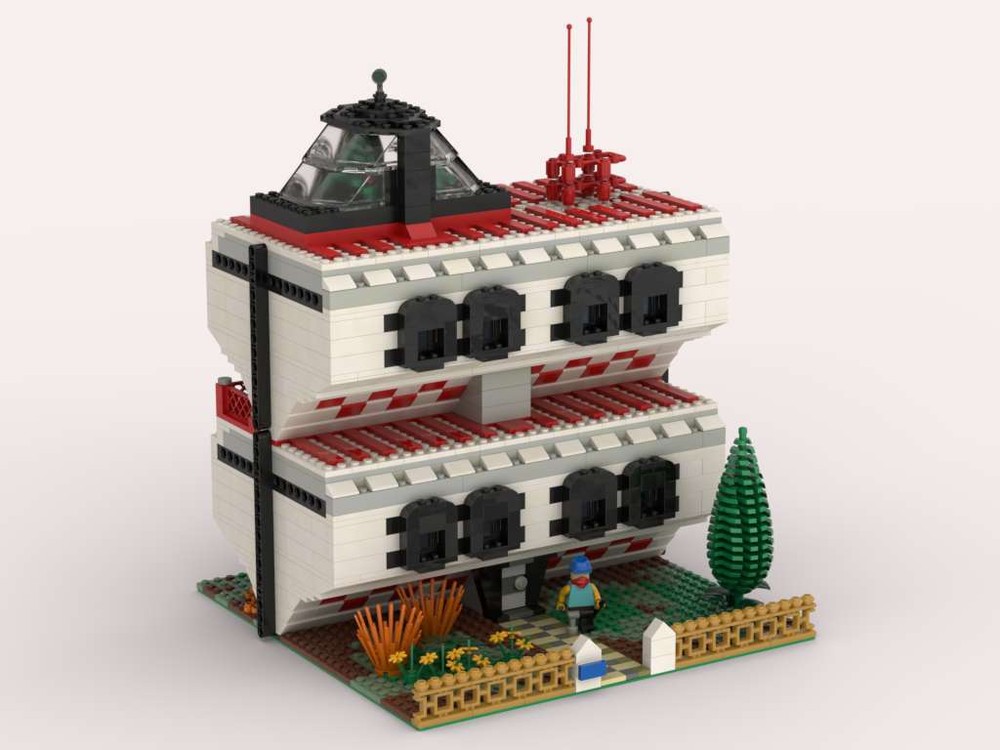 Lego FUTURE house v2 (with extra details and garden)