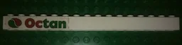 Brick 1 x 16 with Octan Logo Pattern (Sticker) - Sets 6397 / 6472