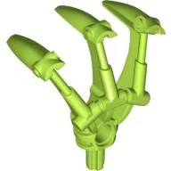 Large Figure Weapon, Claw, Triple, with Axle / Lime