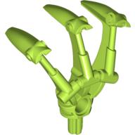 Lego Large Figure Weapon, Claw, Triple, with Axle / Lime