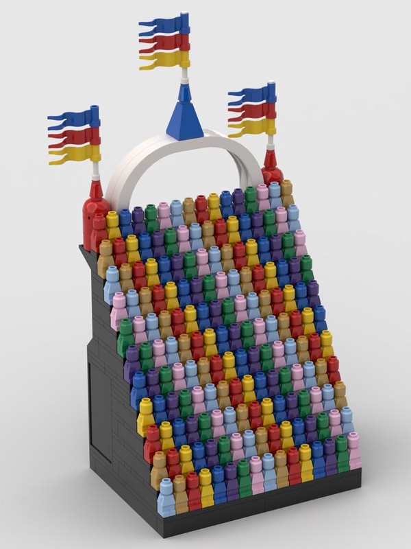 Lego MicroFig Display Stand V2