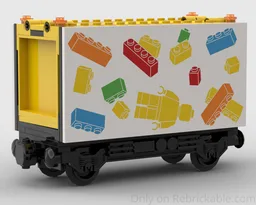 Lego Cargo Train Box Car