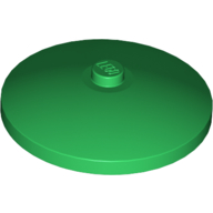 Lego Dish 4 x 4 Inverted [Radar] / Green