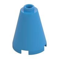 Lego Cone 2 x 2 x 2, Open Stud / Dark Azure