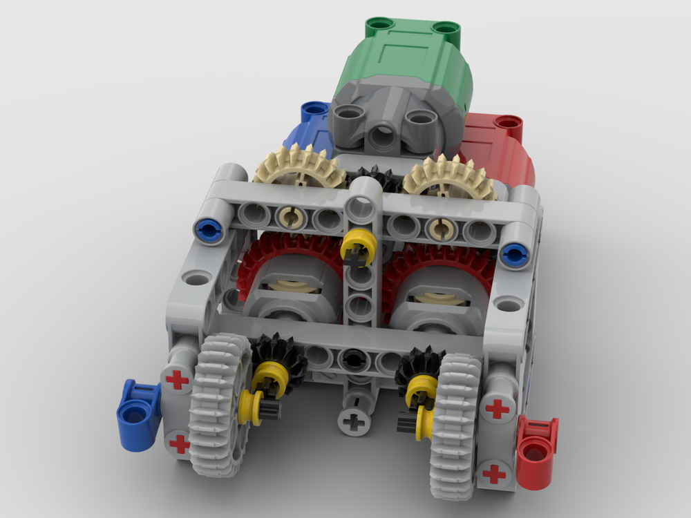 Lego Subtractor System V4 (Reinforced Frame)