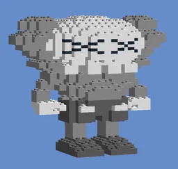 Lego Kaws concept figure