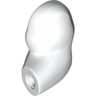 Lego Bigfig Arm, Left [Plain] / White