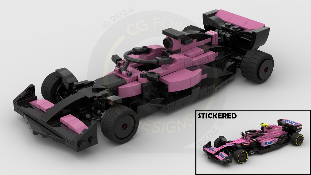 Lego F1 Alpine A522 - Bahrain Livery