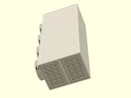 Simple White Brick Vase