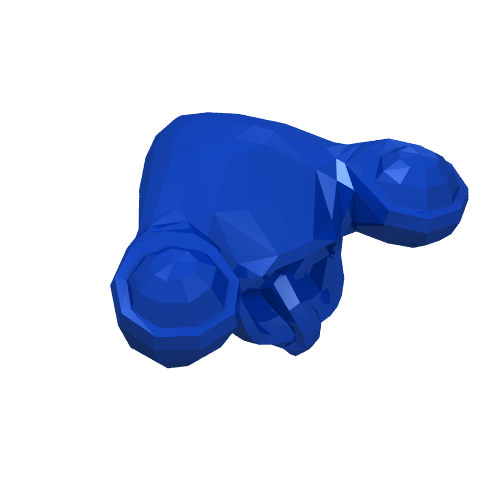 Lego Minifig Head Special, Alien (Squidman) [Plain]