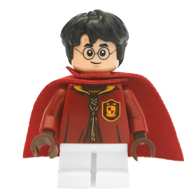Lego Harry Potter, Dark Red and White Quidditch Uniform, Short Legs