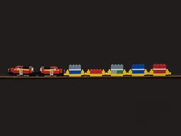 Micro Double Stack Cargo Train