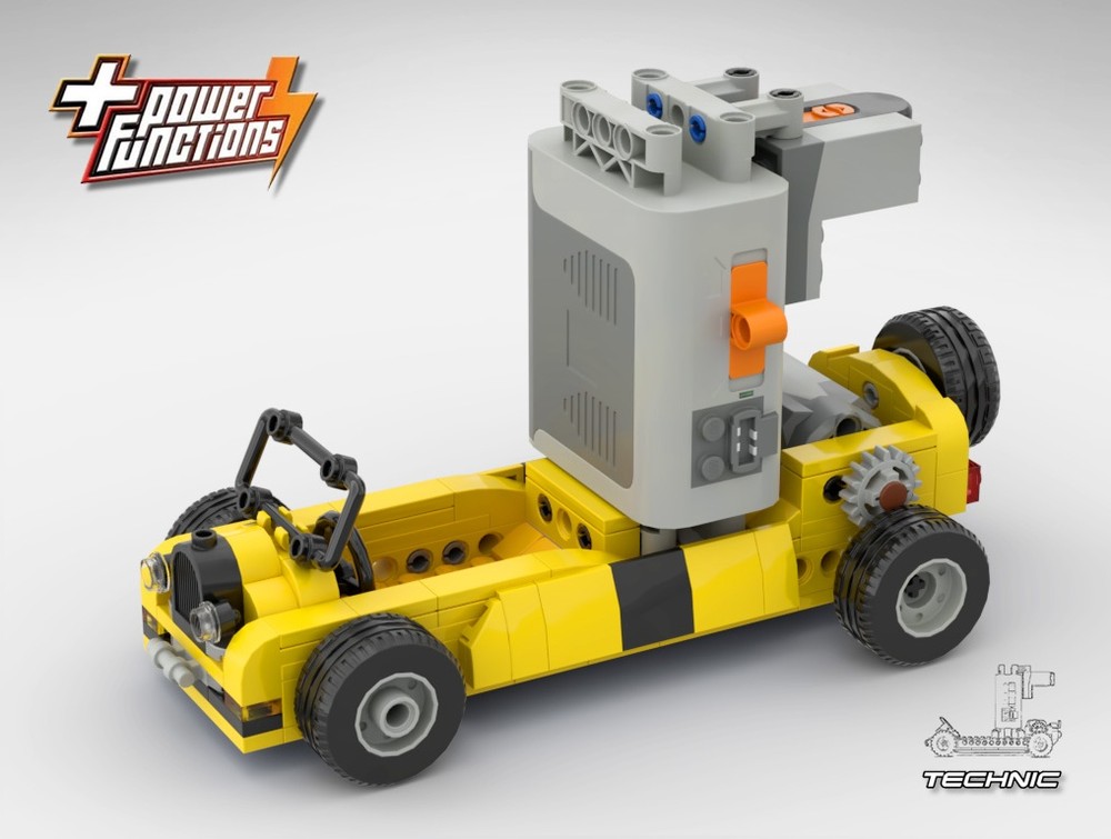 Lego Simple RC Car - Yellow Classic