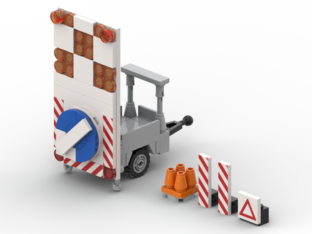 Lego Anhänger Verkehrssicherung