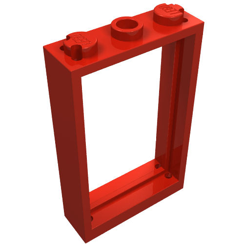 Lego Door Frame 1 x 3 x 4 / Red