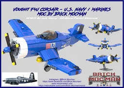 Vought F4U Corsair - All Blue - U.S. Navy/Marines (V2.0)