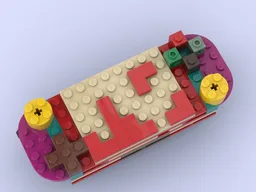 Game console with Tetris