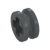 Technic Bush 1/2 Smooth with Axle Hole Semi-Reduced / Dark Bluish Gray