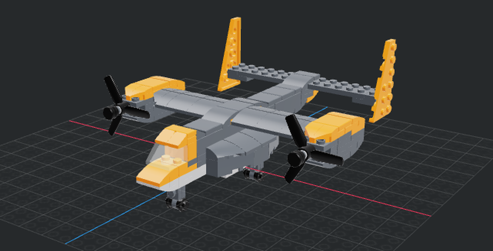 Lego 42113 Bell Boeing V-22 osprey (microscale)