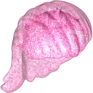 Hair Mid-Length with Stud on Left and Pin Hole on Top / Opal Trans-Dark Pink