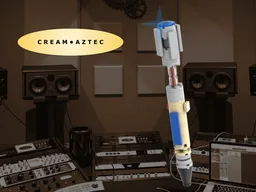 The Ninth Doctor's Cream Aztec Sonic Screwdriver