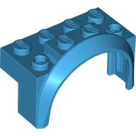 Lego Wheel Arch, Mudguard 4 x 2 x 2 1/2 / Dark Azure