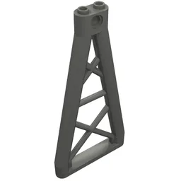 Support 1 x 6 x 10 Girder Triangular / Dark Bluish Gray