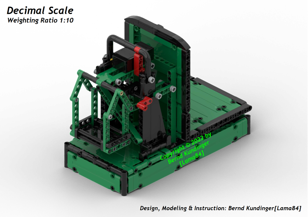 Lego Decimal Scale