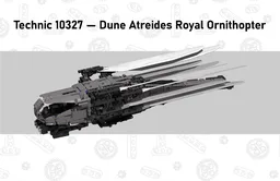 Technic 10327 - Dune Atreides Royal Ornithopter