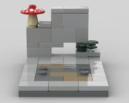 Brickheadz Custom Base - Delicious in Dungeon